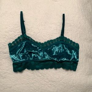 Aerie velvet bralette